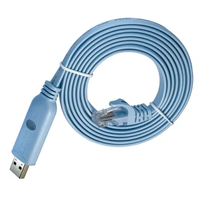 Bild av DSD Tech SH RJ45A USB till RJ45 konsolkabel med FTDI chip för Cisco NETGEAR routrar/switchar som stöder Windows Linux Mac OS