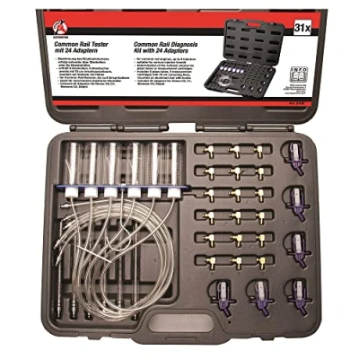 Bild av BGS Diy 8106 Common Rail testare med 24 adaptrar
