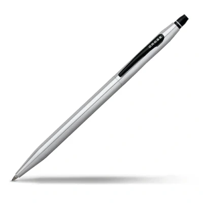 Bild av Cross CLICK Rollerball (klickmekanik, skrivfärg svart, påfyllningsbar) Glansig krom, 1 st (1 pack)