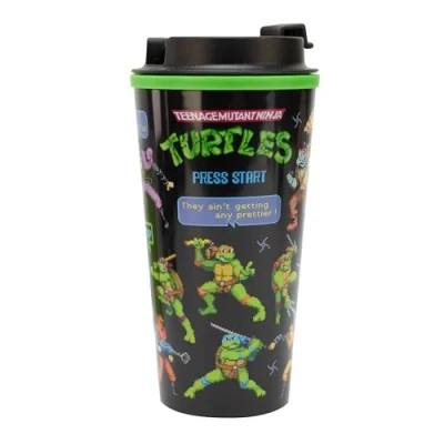Bild av TMNT kaffemugg, isolerad kaffemugg i Ninja Turtles design, 450 ml, officiellt varumärke