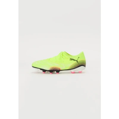 Bild av Puma Future 8 Match LOW Fotbollsskor fasta dobbar, Storlek: 47, Yellow alert/black/sun struck Textil/syntet