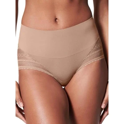 Bild av Spanx Undietectable Illusion LACE Hihipster Shapewear, Storlek: XL, Café au lait