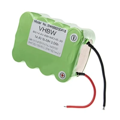 Bild av vhbw Ersättningsbatteri kompatibelt med Bosch Move 2 i 1, 1 14,4 V, BBHMOVE1/01, BBHMOVE1/03, BBHMOVE1AU/03 dammsugare (3 000 mAh, NiMH)