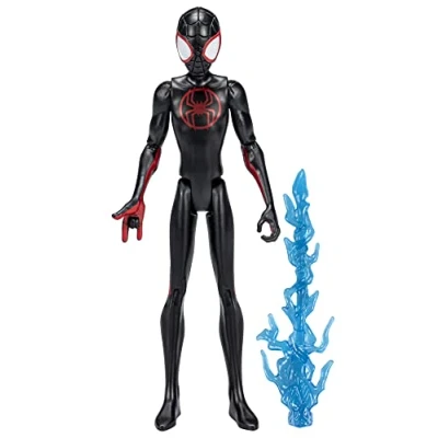 Bild av Marvel Spider Man: Across the Verse Miles Morales leksak, actionfigur på 15 cm med tillbehör för barn från 4 år