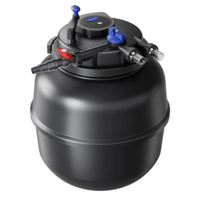 Bild av SunSun CPF 50000 tryckdammfilter 13 000 l/h/55 W UVC enhet, flyttbädd dammtryckfilter, biologiskt dammklarare filtersystem