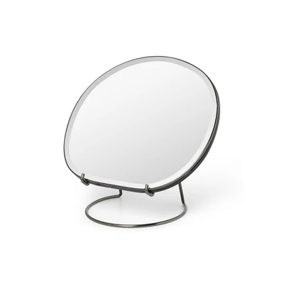 Bild av ferm LIVING Pond bordsspegel, krom, bredd 21 cm, glas