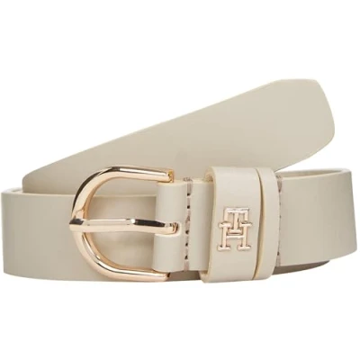 Bild av Tommy Hilfiger kvinnors ESSENTIAL EFFORTLESS 2.5 AW0AW16836 justerbart bälte, Beige (Sockerrör), 105, 105