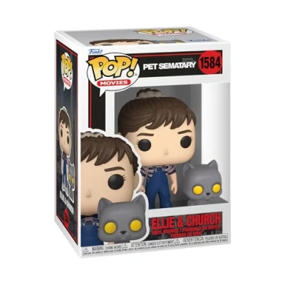 Bild av Funko POP &amp; Buddy: Pet Sematary Ellie Creed Church 1986 Samlingsbar vinylfigur Presentidé Officiell Merchandise Leksaker för barn och vuxna Skräckfans