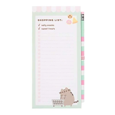 Bild av Grupo Erik Pusheen Magnetic Organiser Shopping List 4 x 8 inches 10 21 cm Notepad Fridge Gifts Cat