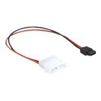 Bild av Delock Strömadapter Smal SATA ström (hona) till 4 stifts intern (5V) (hane) 25 cm