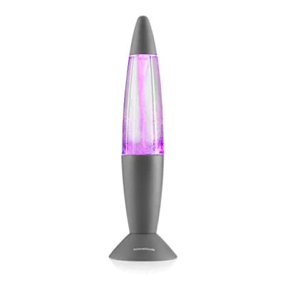Bild av InnovaGoods® Magma LED lampa Tornado Twamp, Tornado, Lava 7 färger, avkopplande effekt, fungerar med batterier eller USB, mått 34 cm.