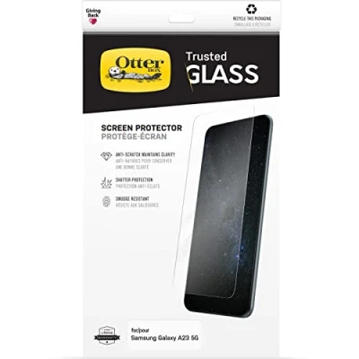 Bild av OtterBox Trusted Glass skärmskydd för Samsung Galaxy A23 5G, härdat glas, repskydd, skydd mot splitter