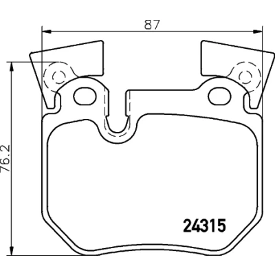 Bild av BREMBO P 06 059 Jeu de plaquettes frein préparé pour indicateur d&#039;usure sans accessoires, avec masses d&#039;équilibrage BMW: 1 Cabriolet, 5 portes