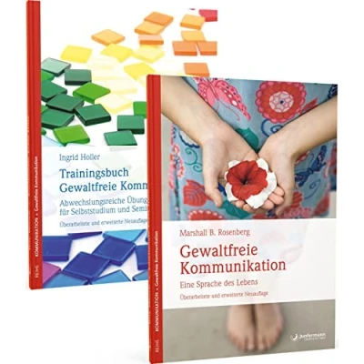 Bild av Basispaket Gewaltfreie Kommunikation Grundlagen + Training: Bundle aus: Marshall B. Rosenberg, Kommunikation. Eine Sprache des Lebens ... Übungen für Selbststudium und Seminare