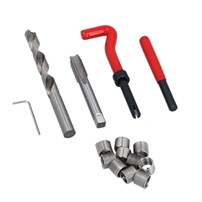 Bild av AB Tools M12 x 1,5 mm gängreparationssats/helicoil 15 st set skadad tråd AN046