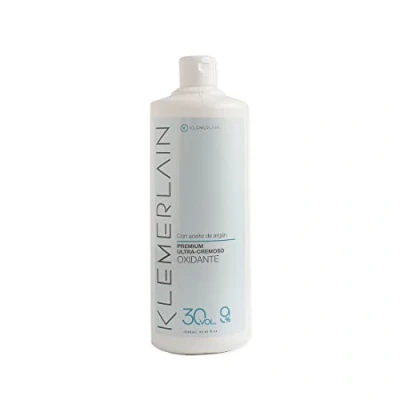Bild av Klemerlain syre hårkräm. Ultrakrämigt håroxiderande. Permanent hårfärgning. vegansk. Hårfärg 1 000 ml (30 vol, 9%)