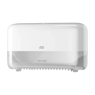 Bild av Tork Dispenser Coreless Mid size Twin Toalettpapper vit T7, Elevation designserie, 558040