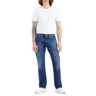 Bild av Levi&#039;s 501 Original Unisex Jeans straight leg Chatter everywhere S3215, Storlek: 36x34, s 3215