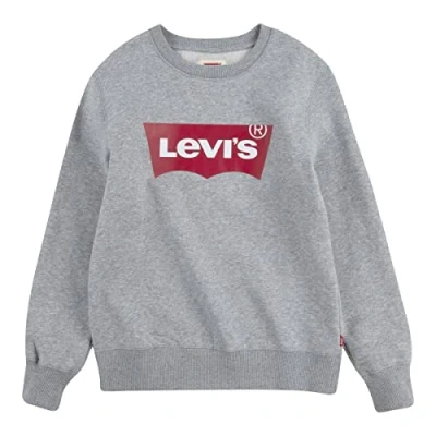 Bild av Levis pojkar fladdermusvinge rund hals sweatshirt pojke, Grå, 3 år