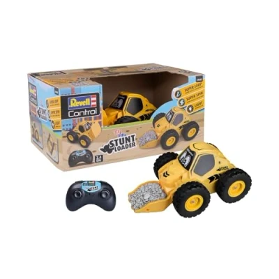 Bild av Revell Control I RC Truck My Little Stunt Loader GHz fjärrkontroll 360 stunts rörlig lastrampa fyrhjulsdrift Crippiga gummidäck Längd 20 cm Från 4 år