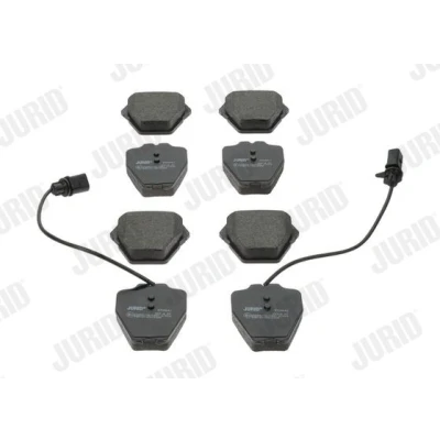 Bild av JURID 573064J Jeu de plaquettes frein contact signal d&#039;usure inclus sans accessoires AUDI: A4 B5 Avant, A6 C5 Berline