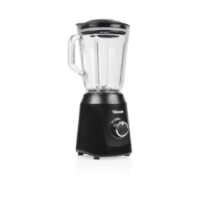 Bild av Tristar Mixer, 1 l glas mixerbehållare, 2 hastighetslägen, iskrossa pulsfunktion, diskmaskinssäkra delar, svart 350 W, smoothie Maker BL 4482