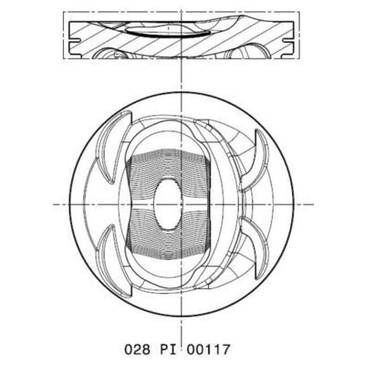 Bild av Kolv Mahle 028 PI 00117 000
