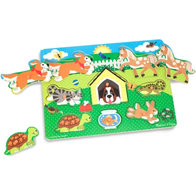 Bild av Melissa &amp; Doug Knoppussel Husdjur 8 Bitar