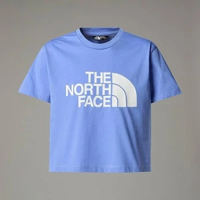 Bild av The North Face CROP EASY TEE Unisex Tshirt med print för barn, Storlek: 155 160, Virtual blue