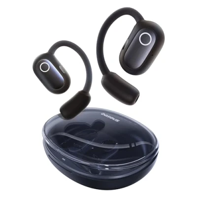 Bild av Baseus Eli Sport 1 Open Ear hörlurar Bluetooth, riktad akustik, kraftfull bas, ultralätt, IPX4 vattentät, ENC mikrofoner, trådlösa Bluetooth 5.3 för löpning, träning, fitness