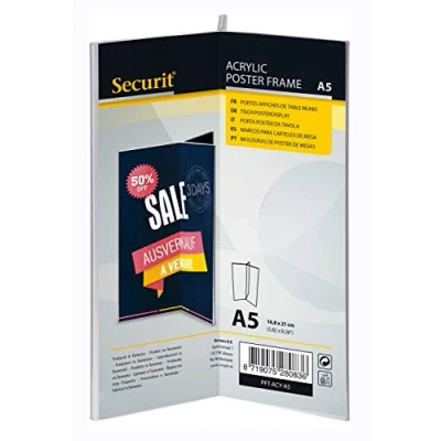 Bild av Securit® Y formet A5 display ramme i akryl