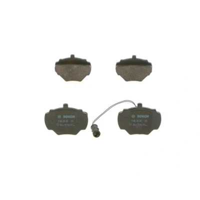 Bild av BOSCH 0 986 424 267 Jeu de plaquettes frein Low Metallic avec palpeur d&#039;usure intégré tôle anti bruit LAND ROVER: Discovery 1, Range Rover 1