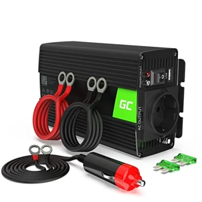 Bild av Green Cell® 300W/600W 12V till 230V Ren Sinusvåg Volt Spänningsomvandlare strömomvandlare effektomvandlare Pure Power Inverter DC AC växelriktare effektinverterare omvandlare