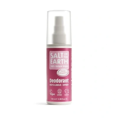 Bild av Natural Deodorant Spray från Salt of the Earth, Sweet Strawberry Vegansk, Långvarigt Skydd, Godkänd av Leaping Bunny, Tillverkad i Storbritannien 100 ml