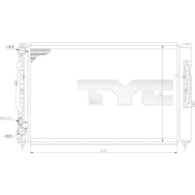 Bild av Kylare, motorkylning, audi,skoda,vw, 4B0 121 251G, 8D0 251E, 251K, 251P, 251Q