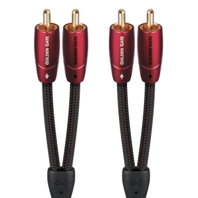 Bild av audioquest Golden Gate 2 x RCA kontakt till kontakter 1 m