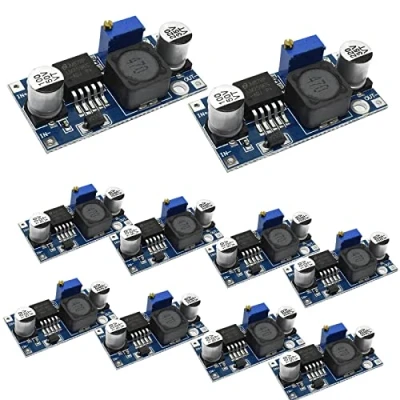 Bild av HENGBIRD 10 st DC buck omvandlare 3,246 V till 1,2535 strömförsörjningsmodul step down spänningsregulator modul nedåtomvandlare, justerbar
