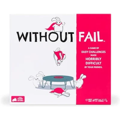 Bild av Without Fail 150 Cards and Plenty of Pieces for Strategic Gameplay A New Game by Exploding Kittens Family Games Kids Adults Funny Card Hours Hilarious