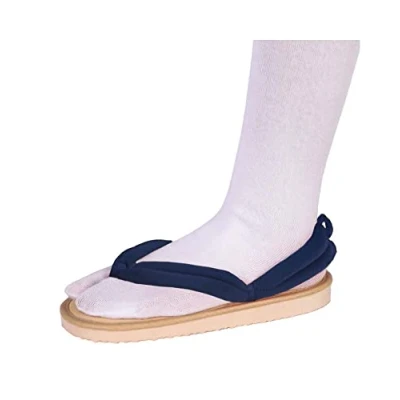 Bild av QYIFIRST Kimetsu no Yaiba Muichiro Tokito Cosplay clogs skor tofflor sandaler för kostym marin män kvinnor 39 (inuti längd 24 cm)
