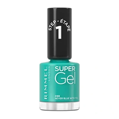 Bild av Rimmel London Colour Your Way Super Gel Nagellack 098 Never Blue With You, 12 ml
