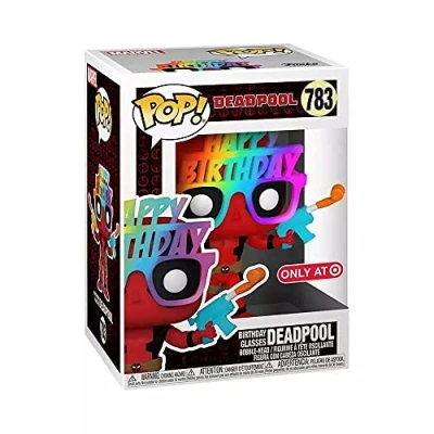 Bild av Funko pop! 54687 Deadpool födelsedagsglasögon 30 årsjubileum Vinylfigur #783