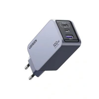 Bild av UGREEN Nexode Pro USB C laddare 100W GaN Mini strömförsörjning 3 ports snabbladdare PPS 45W Kompatybilny z MacBook Pro/Air, iPad, iPhone 16 Max, Galaxy S23 Ultra, Dell XPS