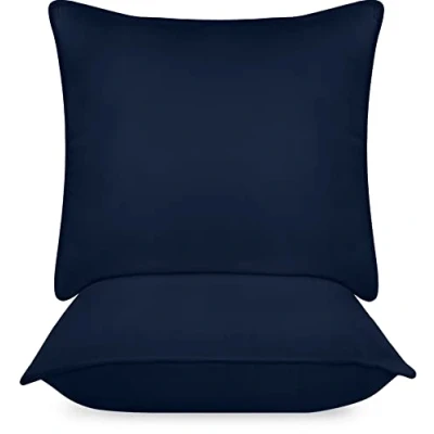 Bild av Utopia Bedding Kuddar (Set med 2), 60 x cm Sängkuddar, Lyxiga Plyschsovkuddar för Rygg, Mage och Sidosovare (Marinblått)