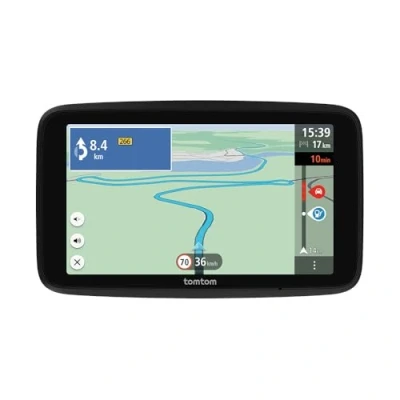 Bild av TomTom navigator GO Classic Lite (5 tum, med en provperiod på trafikinformation och fartkameravarningar, kartuppdateringar i Europa ingår, uppdateringar via Wi Fi, integrerat vändbart fäste)