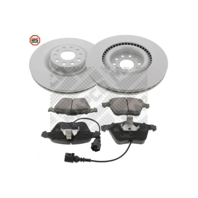 Bild av MAPCO 47898HPS Disques et plaquettes de freins Essieu avant ventilé contact signal d&#039;usure inclus AUDI: A3 Sportback, 3/5 portes