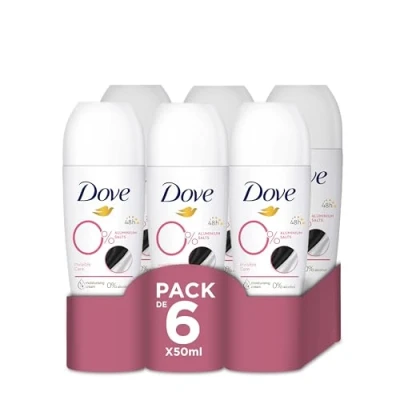 Bild av Dove Roll on original utan aluminium/alkohol, (för 24h skydd med 1/4 vårdande kräm) 6 pack (6 x 50 ml)