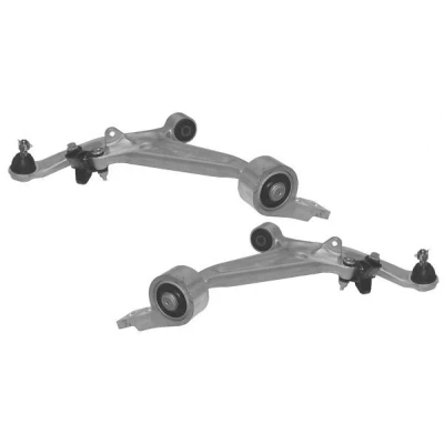 Bild av MAPCO 53284 Jeu de bras, suspension roue Essieu avant gauche, droit, inférieur avec rotule suspension, support en caoutchouc