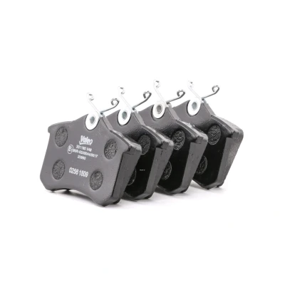 Bild av VALEO 301180 Jeu de plaquettes frein FIRST Essieu arrière contact signal d&#039;usure exclu sans tôle anti bruit RENAULT: Megane I Break, CLIO 3