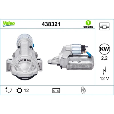Bild av Startmotor Valeo 438321