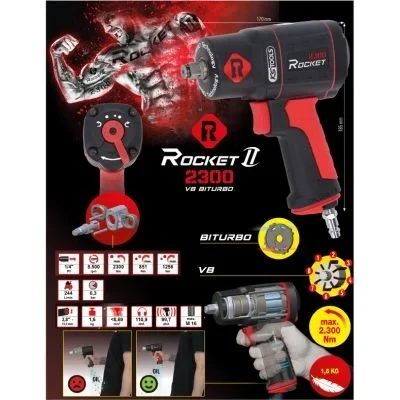 Bild av KS TOOLS 512.0002 Visseuse à choc (air comprimé) 12,5 (1/2&quot;) 984